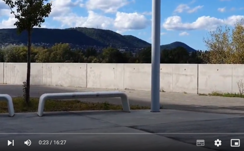 Budai látkép az uszodától