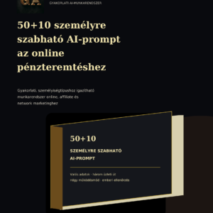 50+10 AI prompt a pénzteremtéshez